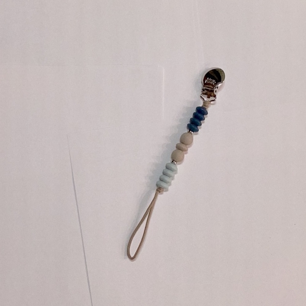 Adorable, baby pacifier clip